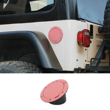 For 1997-2006 Jeep Wrangler TJ Door Fuel Filler Tank Gas Cap Cover Aluminum RT-TCZ