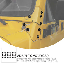 For 1997-2006 Jeep Wrangler TJ Exterior A-Pillar Screw Protection Cover Trim RT-TCZ