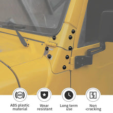 For 1997-2006 Jeep Wrangler TJ Exterior A-Pillar Screw Protection Cover Trim RT-TCZ