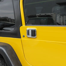 For 1997-2006 Jeep Wrangler TJ Exterior Car Rear Door Bowl Handle Cover Trim (3 pcs) RT-TCZ