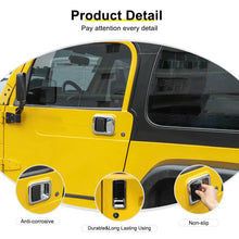 For 1997-2006 Jeep Wrangler TJ Exterior Car Rear Door Bowl Handle Cover Trim (3 pcs) RT-TCZ