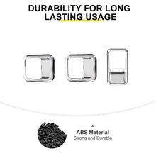 For 1997-2006 Jeep Wrangler TJ Exterior Car Rear Door Bowl Handle Cover Trim (3 pcs) RT-TCZ