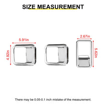 For 1997-2006 Jeep Wrangler TJ Exterior Car Rear Door Bowl Handle Cover Trim (3 pcs) RT-TCZ