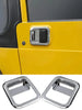 For 1997-2006 Jeep Wrangler TJ Exterior Door Handle Bowl Trim Cover (Chrome) RT-TCZ