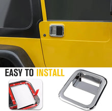 For 1997-2006 Jeep Wrangler TJ Exterior Door Handle Bowl Trim Cover (Chrome) RT-TCZ