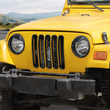 For 1997-2006 Jeep Wrangler TJ Exterior Front Headlight Bezels Grille Insert Trim Cover Kit (9 pcs) RT-TCZ