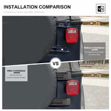 For 1997-2006 Jeep Wrangler TJ Exterior Rear Tailgate Spare Hinges Covers Trim (2 pcs) RT-TCZ