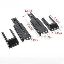 For 1997-2006 Jeep Wrangler TJ Exterior Rear Tailgate Spare Hinges Covers Trim (2 pcs) RT-TCZ