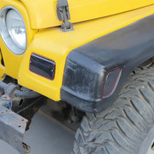 For 1997-2006 Jeep Wrangler TJ Front Bumper Signal Fender Side Marker Light Cover Accessories (4 pcs) RT-TCZ