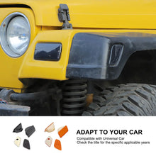 For 1997-2006 Jeep Wrangler TJ Front Bumper Signal Fender Side Marker Light Cover Accessories (4 pcs) RT-TCZ
