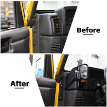 For 1997-2006 Jeep Wrangler TJ Front Door Drink Cup Phone Holder Mount Rack Bracket RT-TCZ