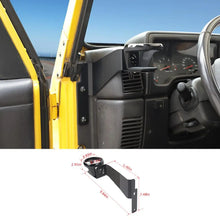For 1997-2006 Jeep Wrangler TJ Front Door Water Cup Bracket Holder  Black Right & Left RT-TCZ