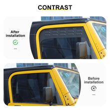 For 1997-2006 Jeep Wrangler TJ Front Door Window Louver Air Vent Panel Cover Trim (2 pcs) RT-TCZ