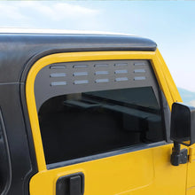 For 1997-2006 Jeep Wrangler TJ Front Door Window Louver Air Vent Panel Cover Trim (2 pcs) RT-TCZ