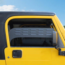 For 1997-2006 Jeep Wrangler TJ Front Door Window Louver Air Vent Panel Cover Trim (2 pcs) RT-TCZ