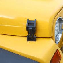 For 1997-2006 Jeep Wrangler TJ Hood Latches Catch Cover American Flag Black RT-TCZ