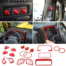 For 1997-2006 Jeep Wrangler TJ Interior Decoration Trim Kit Cover (18 pcs) RT-TCZ