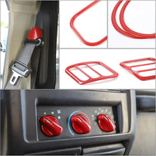 For 1997-2006 Jeep Wrangler TJ Interior Decoration Trim Kit Cover (18 pcs) RT-TCZ