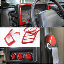 For 1997-2006 Jeep Wrangler TJ Interior Decoration Trim Kit Cover (18 pcs) RT-TCZ