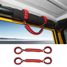For 1997-2006 Jeep Wrangler TJ Interior Top Roll Bar Grab Handles Grip Accessories (2 pcs) RT-TCZ
