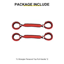 For 1997-2006 Jeep Wrangler TJ Interior Top Roll Bar Grab Handles Grip Accessories (2 pcs) RT-TCZ
