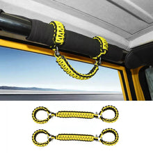 For 1997-2006 Jeep Wrangler TJ Interior Top Roll Bar Grab Handles Grip Accessories (2 pcs) RT-TCZ