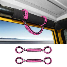 For 1997-2006 Jeep Wrangler TJ Interior Top Roll Bar Grab Handles Grip Accessories (2 pcs) RT-TCZ