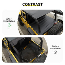 For 1997-2006 Jeep Wrangler TJ Leather Soft Top Bikini & Cargo Cover Cargo Privacy Shade RT-TCZ