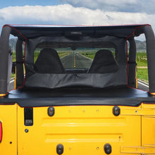 For 1997-2006 Jeep Wrangler TJ Leather Soft Top Bikini & Cargo Cover Cargo Privacy Shade RT-TCZ