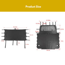 For 1997-2006 Jeep Wrangler TJ Leather Soft Top Bikini & Trunk Isolation Partition Cover RT-TCZ