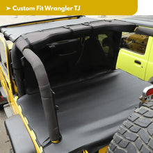 For 1997-2006 Jeep Wrangler TJ Leather Soft Top Bikini & Trunk Isolation Partition Cover RT-TCZ
