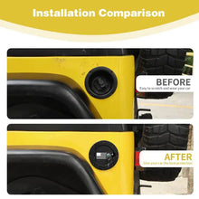 For 1997-2006 Jeep Wrangler TJ Locking Fuel Door Gas Tank Cover RT-TCZ