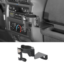 For 1997-2006 Jeep Wrangler TJ Multi-Function Drink Cup Phone Holder, 2 in 1 Bolt-on Stand Bracket Organizer RT-TCZ