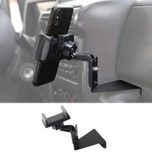 For 1997-2006 Jeep Wrangler TJ Multi-Functional Phone & Radio Holder Walkie Talkie Mount Bracket, 2 in 1 Bolt-on Stand Bracket RT-TCZ