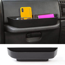 For 1997-2006 Jeep Wrangler TJ Passenge rCo-Pilot Grab Bar Storage Box Tray Organizer, Black RT-TCZ