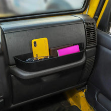 For 1997-2006 Jeep Wrangler TJ Passenge rCo-Pilot Grab Bar Storage Box Tray Organizer, Black RT-TCZ