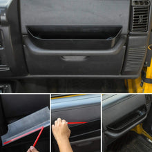 For 1997-2006 Jeep Wrangler TJ Passenger Grab Storage Box Tray Organizer, Black RT-TCZ