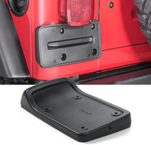 For 1997-2006 Jeep Wrangler TJ Rear License Plate Frame Holder Mount Bracket Black RT-TCZ