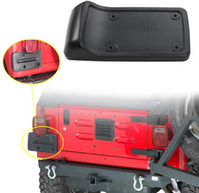 For 1997-2006 Jeep Wrangler TJ Rear License Plate Frame Holder Mount Bracket Black RT-TCZ