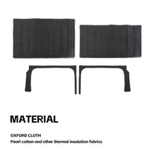 For 1997-2006 Jeep Wrangler TJ Roof Hardtop Rear Window Freedom Panel Insulation Cotton Cover Pad Kit RT-TCZ