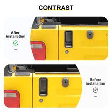 For 1997-2006 Jeep Wrangler TJ Tailgate Exterior Door Rear Trunk Grab Handle Bowl Cover Trim RT-TCZ
