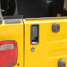 For 1997-2006 Jeep Wrangler TJ Tailgate Exterior Door Rear Trunk Grab Handle Bowl Cover Trim RT-TCZ