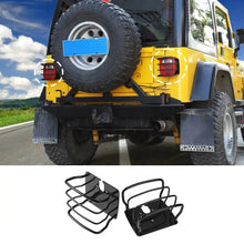 For 1997-2006 Jeep Wrangler TJ Taillight Guard Rear Lamp Trim Protector Iron RT-TCZ