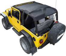 For 1997-2006 Jeep Wrangler TJ Top Front & Rear Sunshade Mesh Cover Shade Bikini UV Protection RT-TCZ
