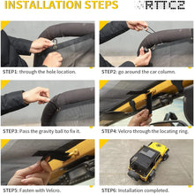 For 1997-2007 Jeep Wrangler TJ Top Sunshade Mesh Cover Provides UV Sun Protection Original US Flag Durable Polyester RT-TCZ