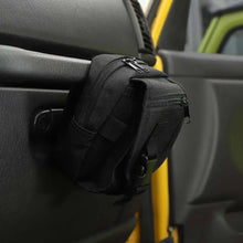 For 1997+ Jeep Wrangler YJ CJ TJ JK JL JT Co-Pilot Grab Bar Storage Bag Organizer Black RT-TCZ