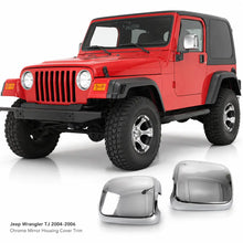 For 2004-2006 Jeep Wrangler TJ Exterior Rearview Mirror Housing Cover Trim Chrome RT-TCZ
