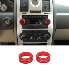 For 2006-2010 Jeep Grand Cherokee Audio Control Knob Trim Ring（2 pcs） RT-TCZ