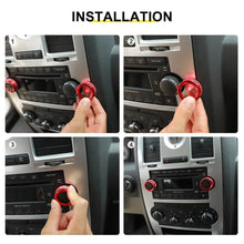 For 2006-2010 Jeep Grand Cherokee Audio Control Knob Trim Ring（2 pcs） RT-TCZ