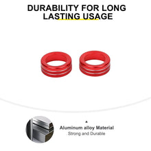 For 2006-2010 Jeep Grand Cherokee Audio Control Knob Trim Ring（2 pcs） RT-TCZ